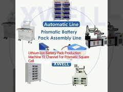 Lithium-Ionen-Batteriepack-Produktionsmaschine 13 Kanal für prismatische Quadratzelle