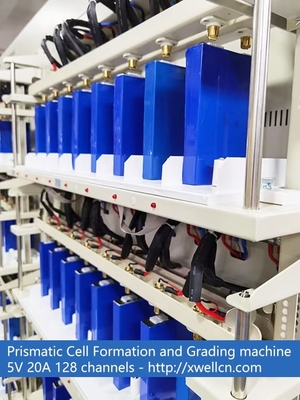 128 Kanal 5V 6A 10A 20A Batteriezellkapazität Sortiermaschine für prismatische Zelle