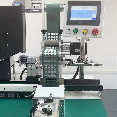 Automatische zylindrische Zellbatterie-Füllmaschine 220-V-Batterie-Papierklebemaschine