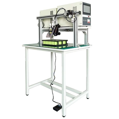 Manuelles Gantry-Lithium-Zylinderzellen-Punktschweißgerät AC-Pedal für 18650 21700