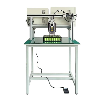 Portal-pneumatische manuelle Lithium-Zylinderbatterie-Punktschweißmaschine 18650 21700