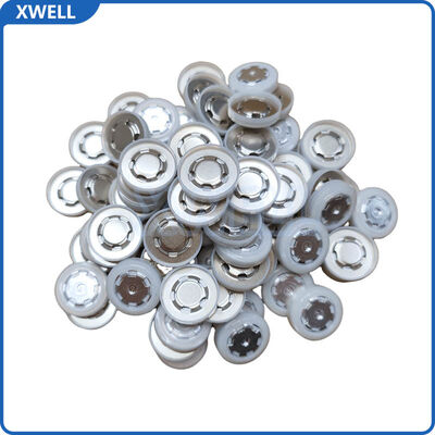 Pre-Slotted 21700 Pre-Nickel Coated Steel Battery Shell With Safety Explosion Insulation Gaskets Proof Cap Insulation Pads