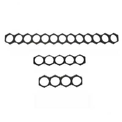 Zylinderförmige Größen-Schwarz-Farbe der ABS 18650 Batteriehalterungs-2 der Zellen6p 10P 13P