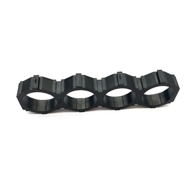 Zylinderförmige Größen-Schwarz-Farbe der ABS 18650 Batteriehalterungs-2 der Zellen6p 10P 13P