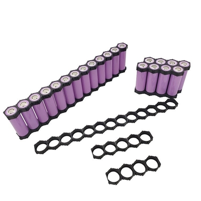 Zylinderförmige Größen-Schwarz-Farbe der ABS 18650 Batteriehalterungs-2 der Zellen6p 10P 13P