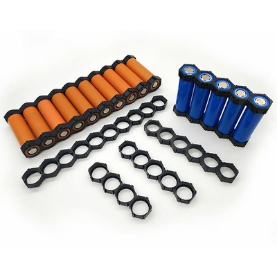 Zylinderförmige Größen-Schwarz-Farbe der ABS 18650 Batteriehalterungs-2 der Zellen6p 10P 13P