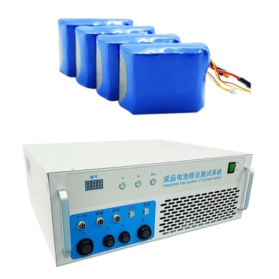 Lithiumion-18650 Batterie-Satz-umfassende Prüfvorrichtungs-Test-Maschine 100V 200A für die fertige Batterie-Prüfung