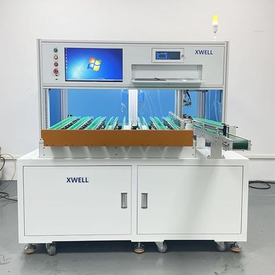 Guter Preis Kompakter Batterie-Zellsortierende Maschinen-automatischer prismatischer Innenwiderstand-Batterie-Spannungs-Sortierer Online