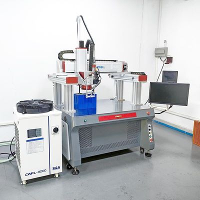 Guter Preis 3m Batterie Laserschweißmaschine Gantry Batteriepack Tap Positive und Negative Nickelbleche Galvo Automatischer Laserschweißer Online