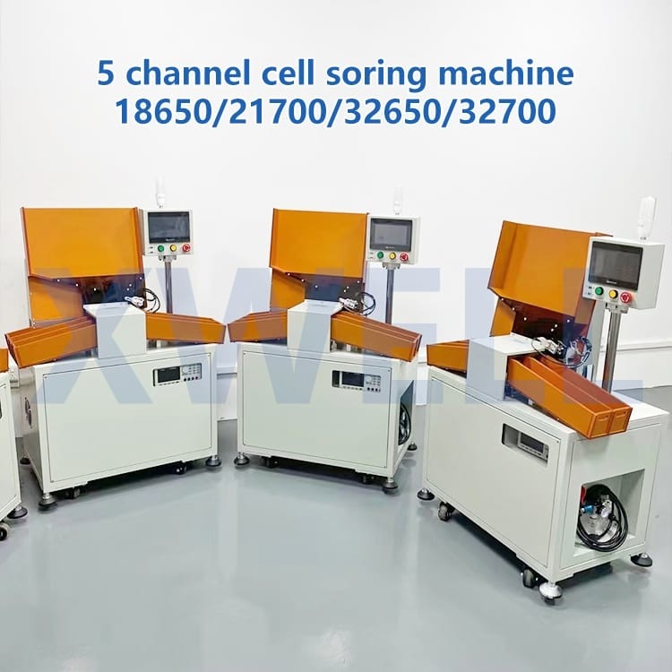 5 Kanal-automatischer sortierende Maschinen-LCD-Bildschirm für zylinderförmige Lithium-Batterien