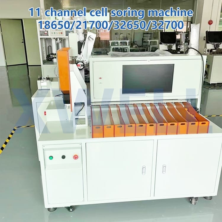 11 Touch Screen Sortierer-Batterie-Vorwahl der Kanal-Rundzelle-sortierenden Maschinen-80PPM