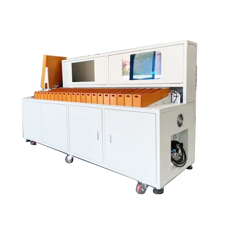 21-Kanal-automatische zylindrische Zellsortiermaschine zum Testen von Lithium-Ionen-Batterien