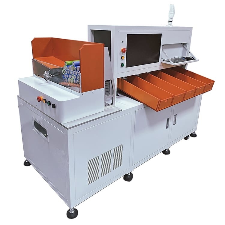 5 Kanal-automatischer zylinderförmiger Batterie-Sortierer 32130 Zellordnen des Lithium-2140 33130