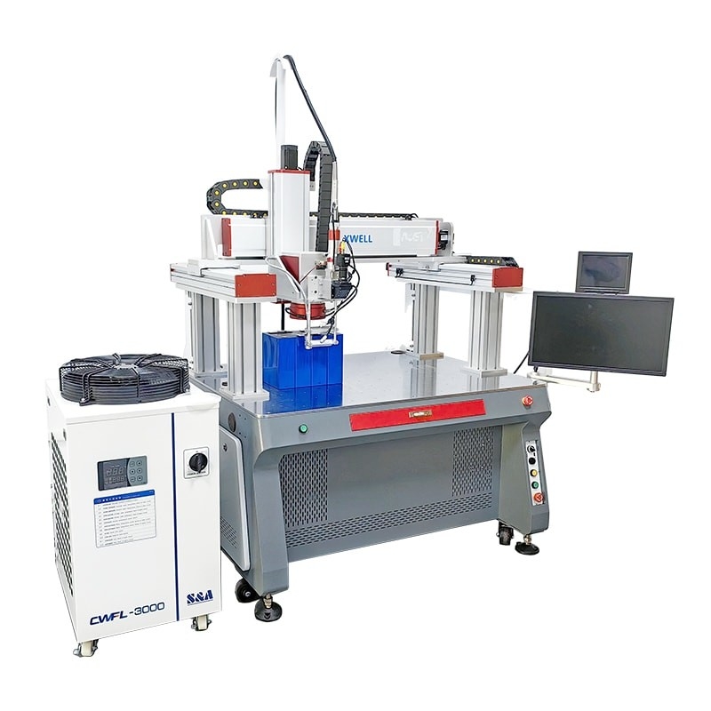 Aluminium-Nickel-Busbar-Automatische Laterschweißmaschine für prismatische Lithiumbatterien