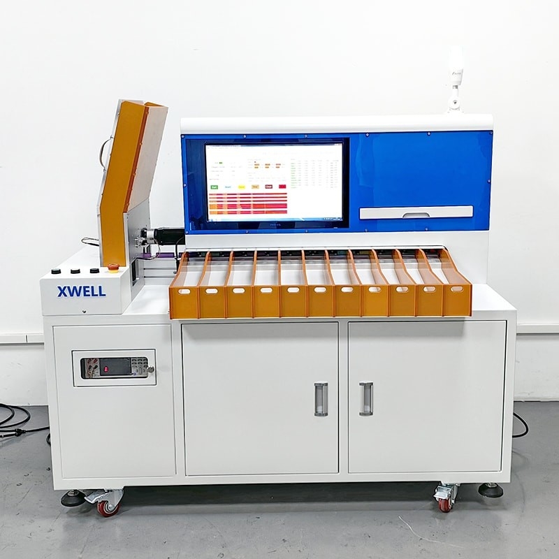 11 Kanal Lithium-Ionen-Batterie IR Spannungssortierungsanlage Zylindrische Zelle Interne Widerstandsprüfung Sortermaschine