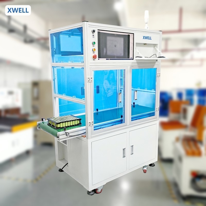 Präzisionszylindrische Batterie-Produktionsanlage Positive und negative Ccd-Testmaschine Visuelles Inspektionssystem
