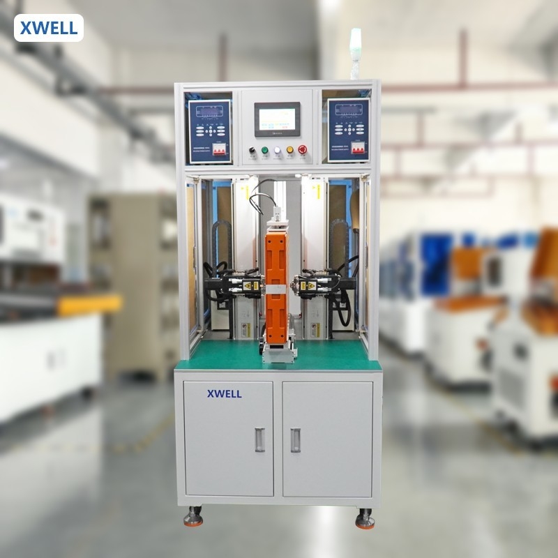 Automatische Doppelseitige Punktschweißmaschine für 18650/26650/32650 zylindrische Batterie