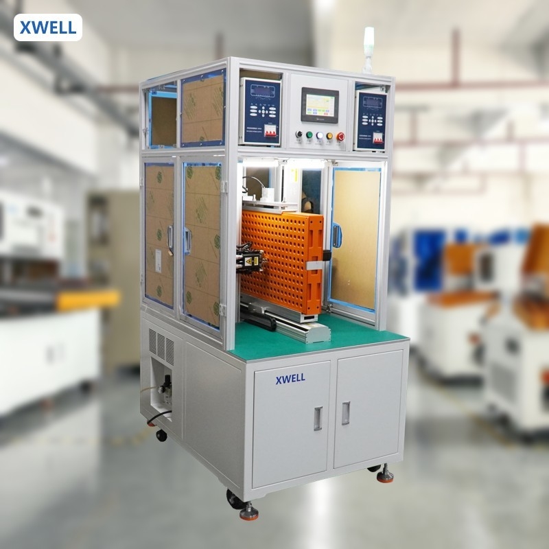 Doppelseitige automatische Schweißmaschine 18650 Batteriepack Schweißmaschine für Lithium-Ionenbatterien