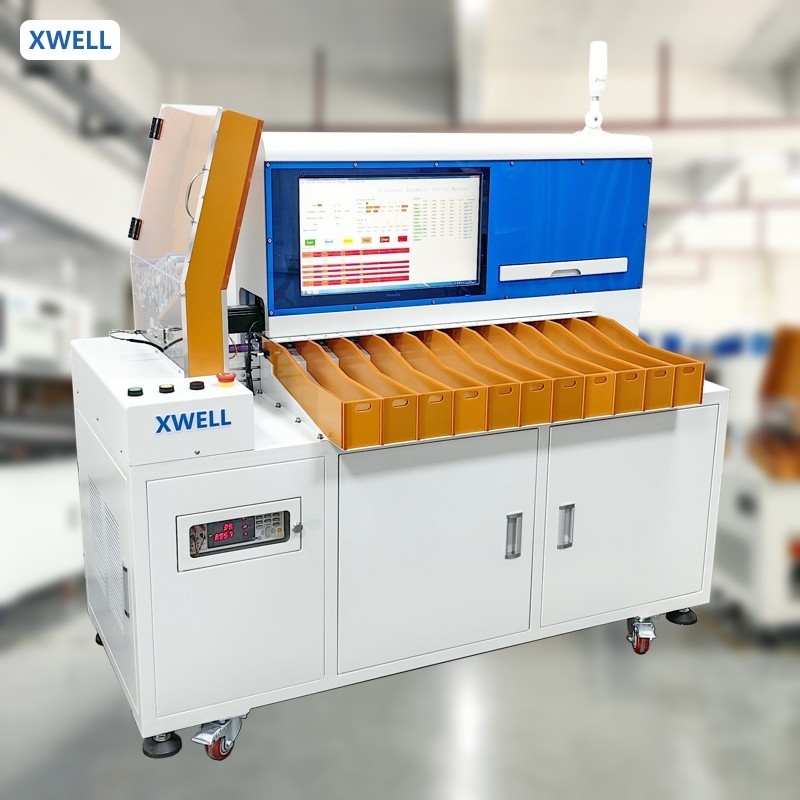 11 Kanal-Zylinderbatterie Automatischer Sorter Batteriezelle Sortiermaschine Für Lithium-Batteriepack