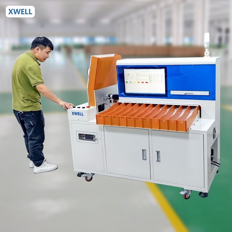 11 Kanal 18650 26650 Zylindrische Batterie Kleben und Sortieren Maschine Zellselektor Ausrüstung für Lithium-Ionen