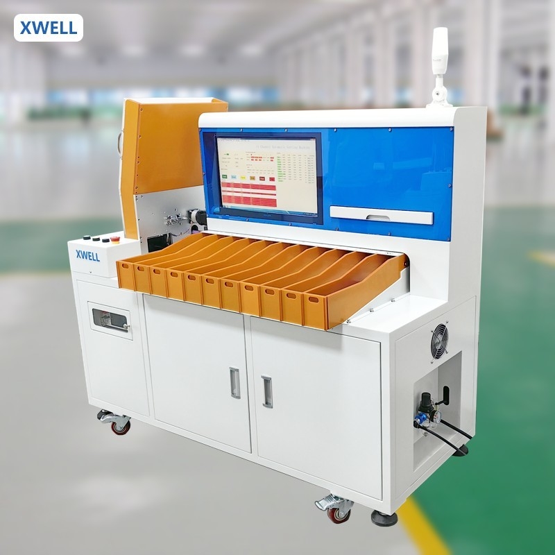 Batterie-Sortiermaschine Automatischer 11-Kanal-IR-Spannungszellensortierer für zylindrische Batterie-Packs18650 21700