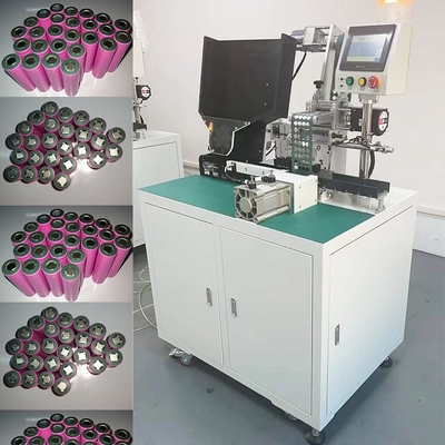 Automatische zylindrische Zellbatterie-Füllmaschine 220-V-Batterie-Papierklebemaschine