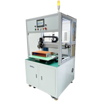 Simplex-automatische Punktschweissen-Maschine für zylinderförmigen Batterie-Satz-Nickel-Streifen