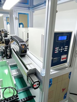 Guter Preis Automatische Simplex-Punktschweissen-Maschine für den Batterie-Satz, der 0,03 - 0.25mm macht Online