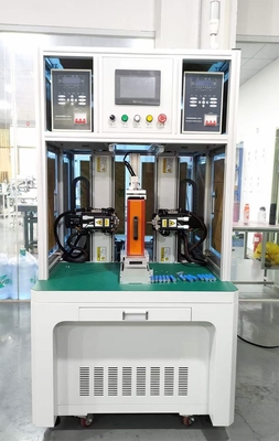Batterie-Satz-Punktschweissen-Maschine des automatischen Lithium-18650 zylinderförmige für 21700 Zellen