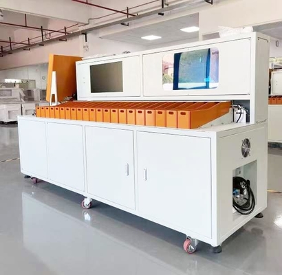 Automatischer zylinderförmiger Kanal der Innenwiderstand-Lithium-Zellsortierenden Maschinen-21