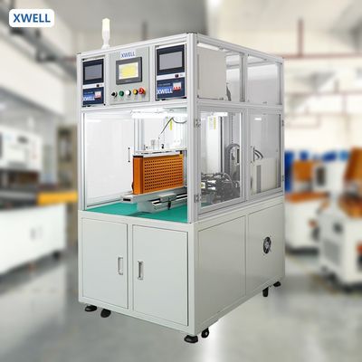 Guter Preis Automatische doppelseitige Drehschweißkopf Batteriepack-Spot-Schweißmaschine mit PLC-Steuerungssystem Online