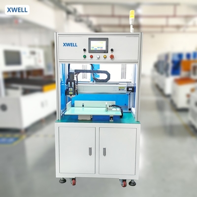 Einseitige zylindrische Batteriezellen-Punktschweißmaschine mit Rotationsschweißkopf