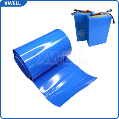 Guter Preis Blaue PVC-Wärmeschrumpffolie 150mm Breite 200m Roll 120°C für Lithiumbatterien Online