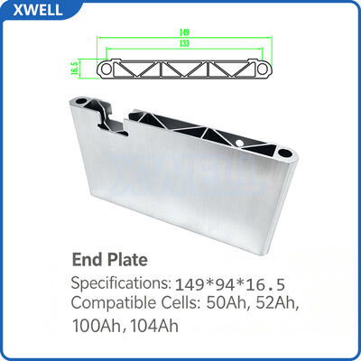 Guter Preis Prismatische Batterie Endplatte Aluminium Extrusionsverfahren mit speziellen Endgeräten 100Ah 280Ah 314Ah LiFePO4 Online