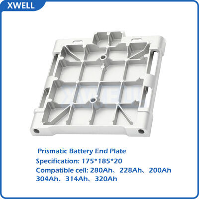 Guter Preis Druckguss Aluminiumlegierung 314Ah 280Ah Prismatische Batteriezelle Endplatte mit passenden Endgeräten Online