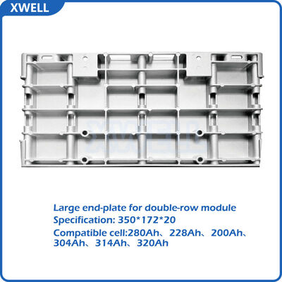 Guter Preis Große Endplatte aus Aluminiumdruckguss für doppelreihige Module 280Ah, 228Ah, 200Ah, 304Ah, 314Ah, 320Ah prismatische Zellen für Batteriepacks online