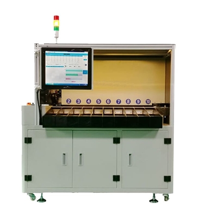 Zylinderförmige Lithium-Batterie-Ausrüstung, 10 Kanal-automatische sortierende Maschine
